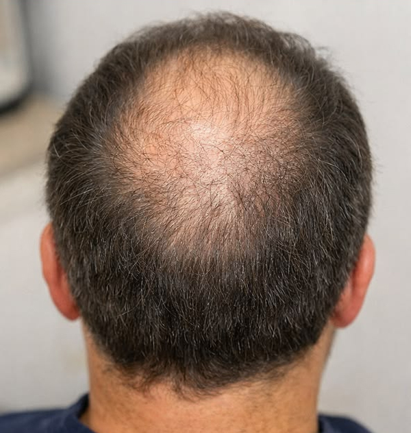 Después del injerto de barba